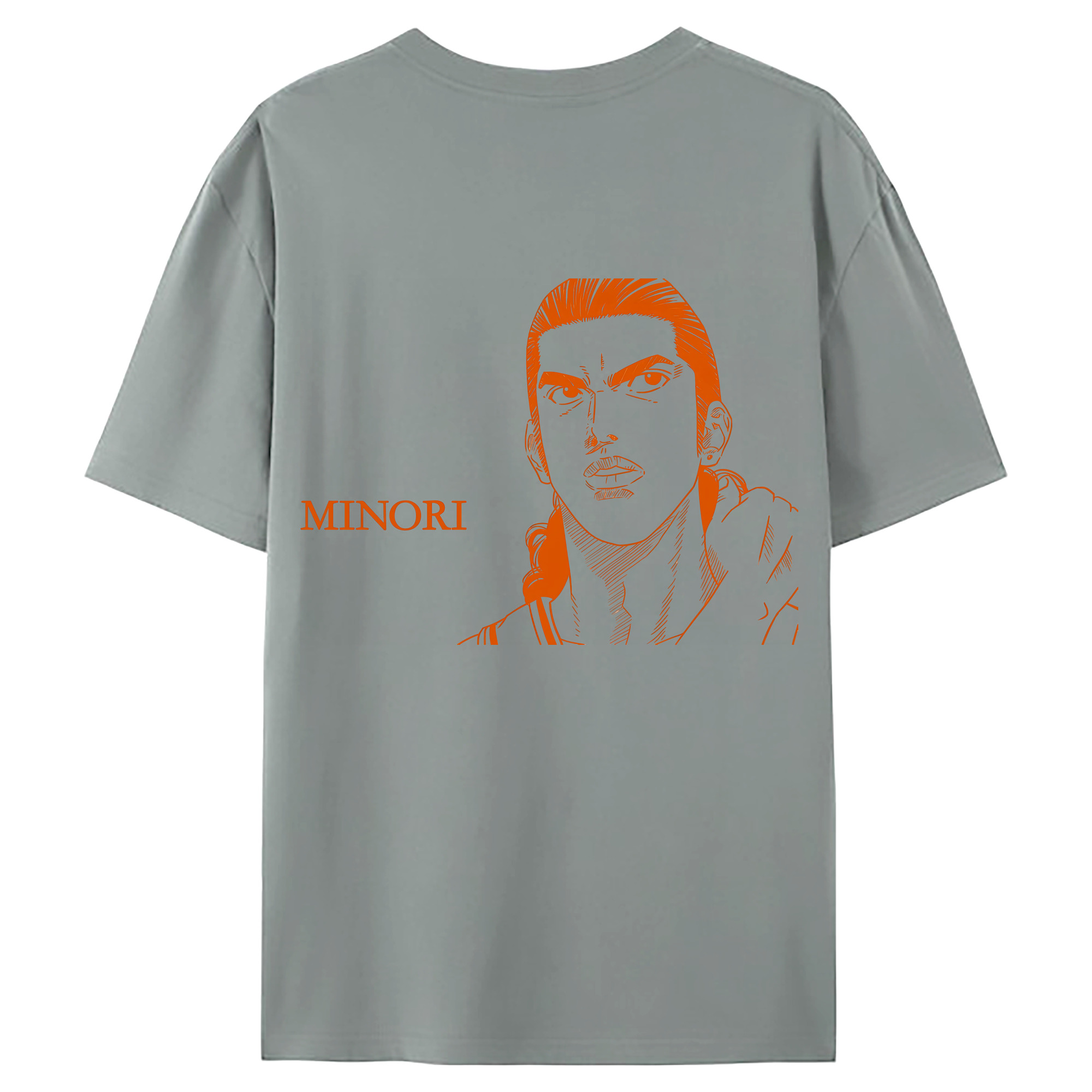 （画像用） SLAM DUNK／スラムダンク 綿100％ メンズ半袖Tシャツ（バックプリント） 通気性